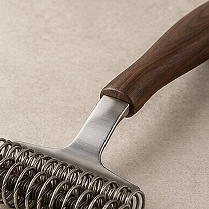 CleanEdge Wire-Free Grill Scraper — detail