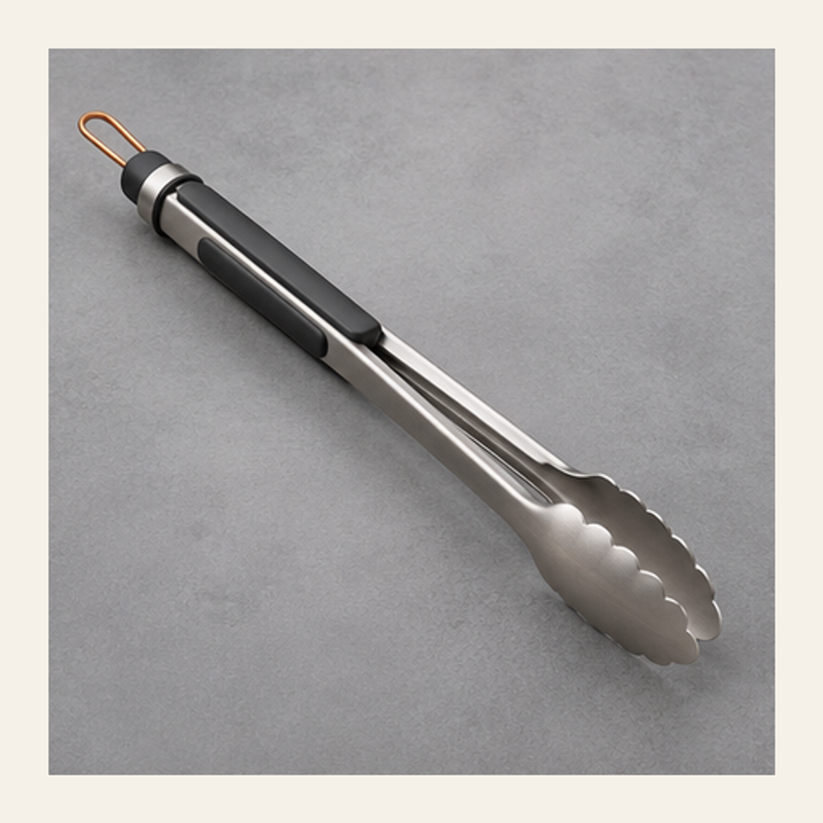 ReachLock Long-Handle Grill Tongs — overview