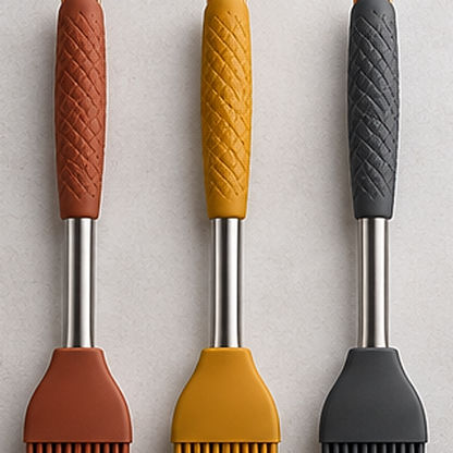 SauceGlide Basting Brush Set — 3 Piece Set — detail