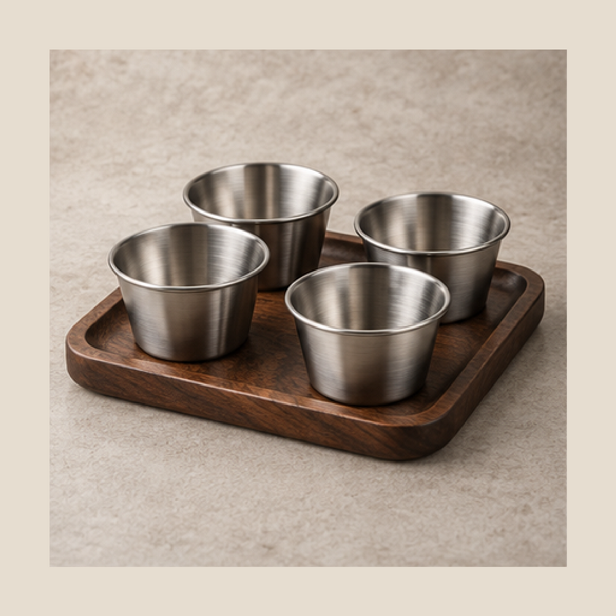 WarmDip Sauce Cup Set — 4 Piece Set — lifestyle